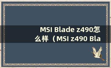 MSI Blade z490怎么样（MSI z490 Blade是大板还是小板）